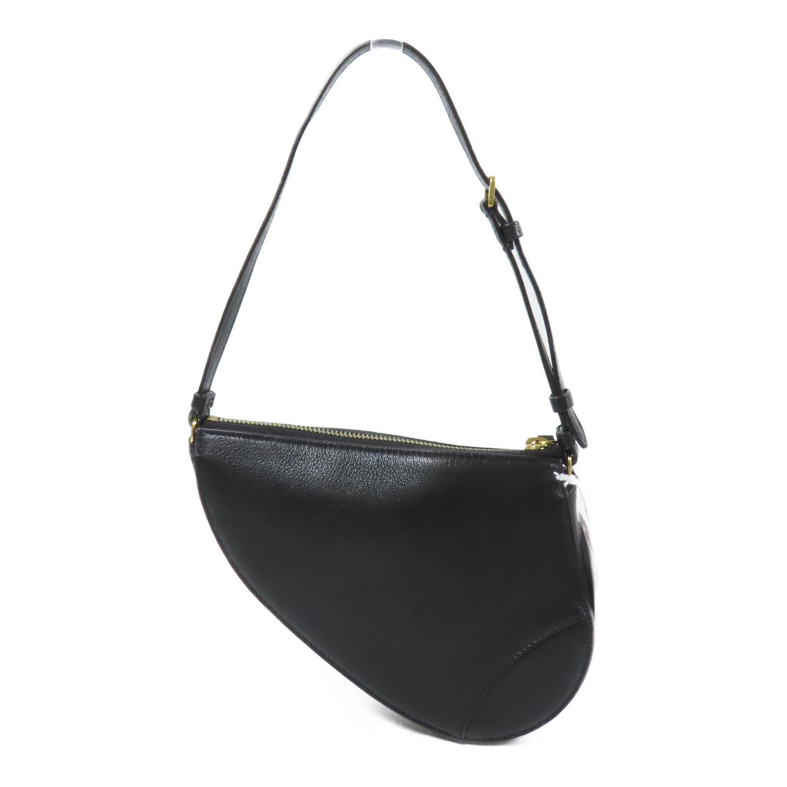 15%OFF* Christian Dior CD GHW Saddle Rodeo Shoulder Bag Goatskin