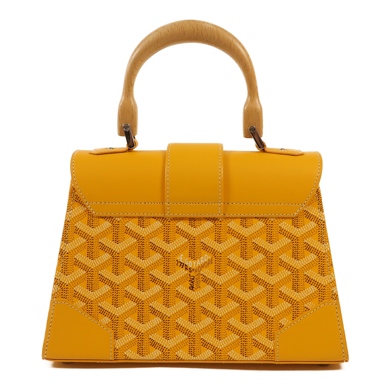 GOYARD Saigon Souple Mini 2 Way Bag PVC Coated Canvas×Calfskin