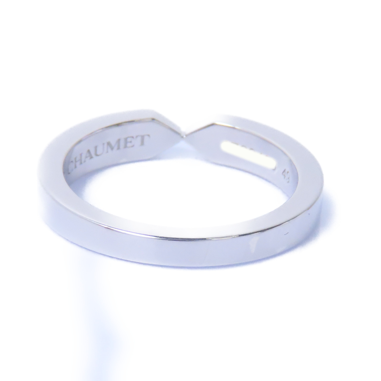 CHAUMET　トルサード リング　Pt950　#15 Torsade de Chaumet wedding band Platinum - 095902 - Chaumet
