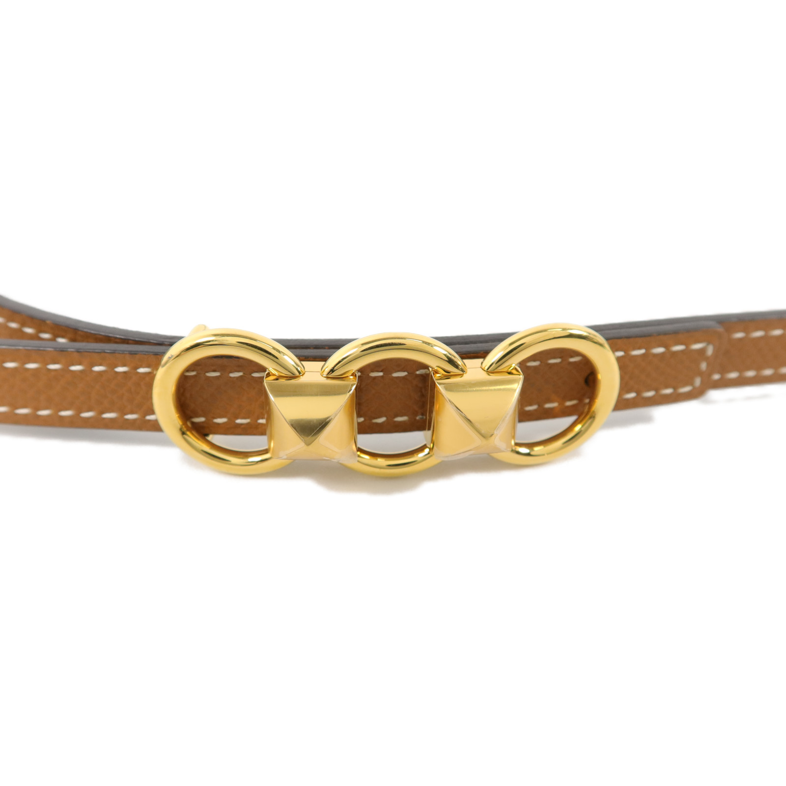 15%OFF* HERMES GHW Belt Epsom Leather Gold | eBay