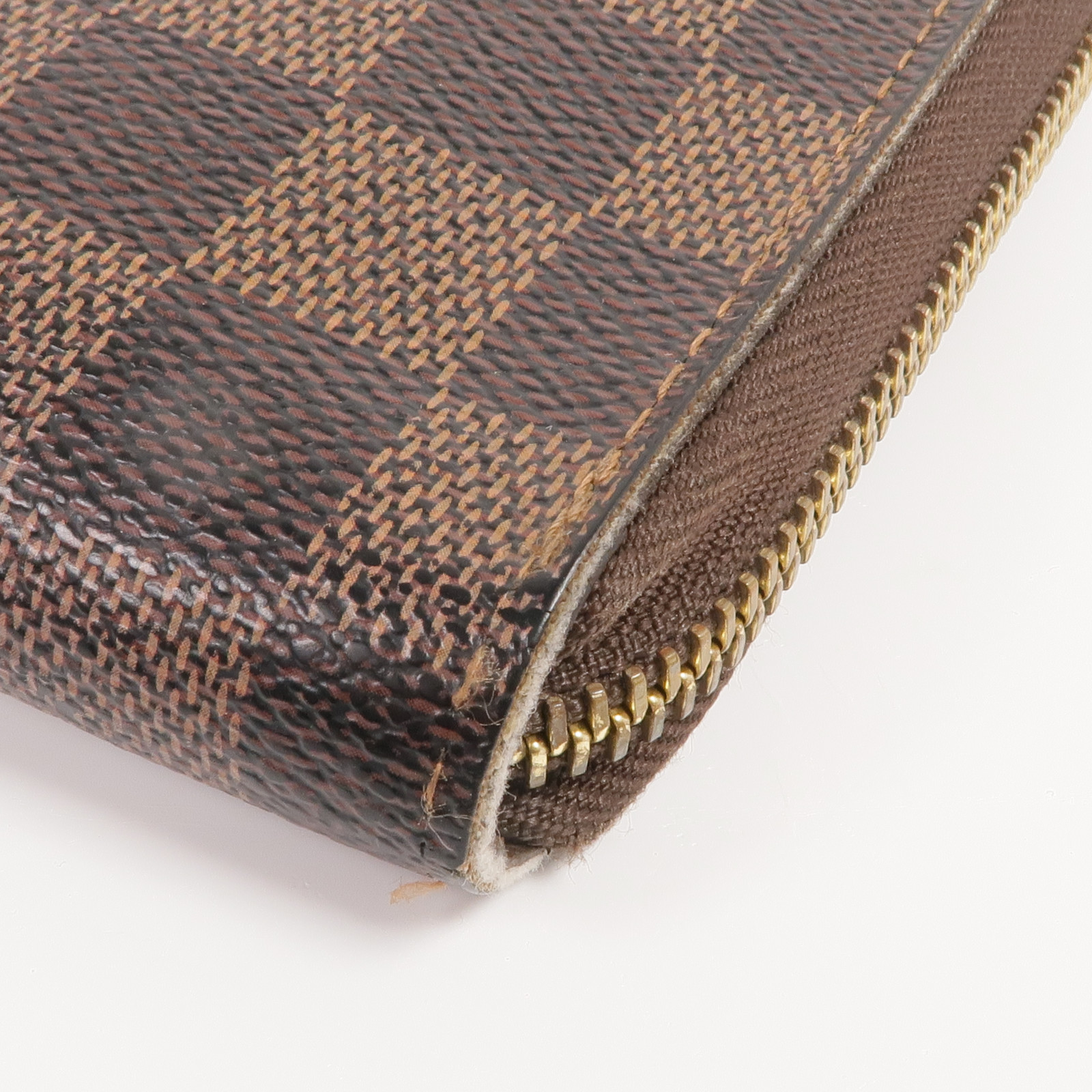 LOUIS VUITTON LV GHW Zippy Organizer Long Wallet N60003 Damier