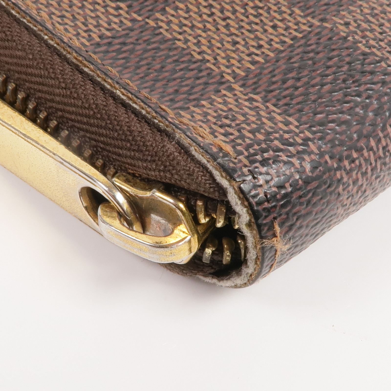 LOUIS VUITTON LV GHW Zippy Organizer Long Wallet N60003 Damier