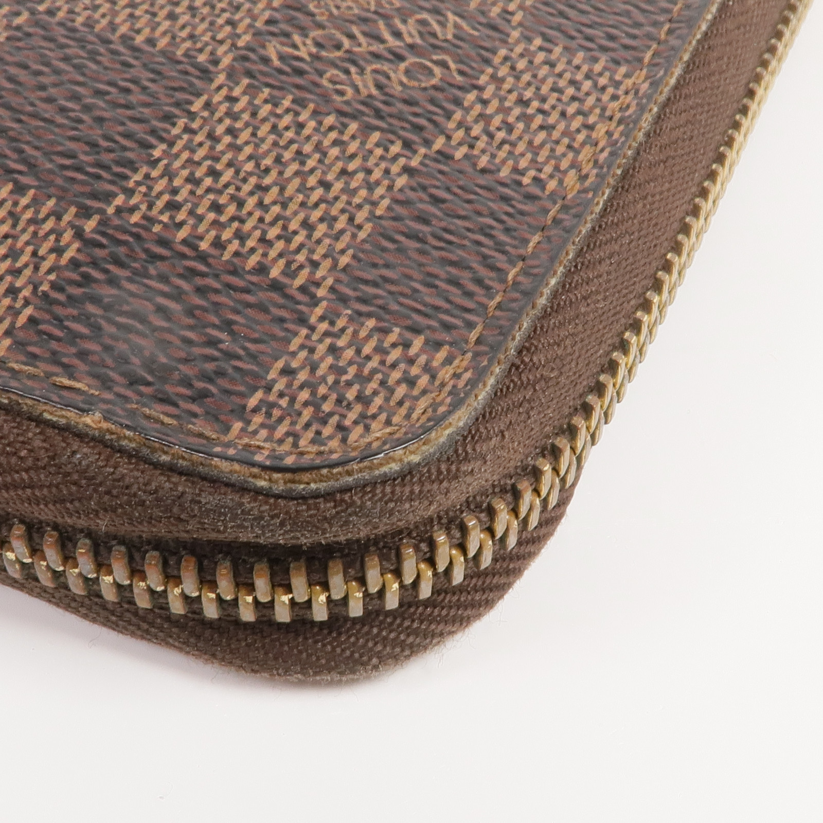 LOUIS VUITTON LV GHW Zippy Organizer Long Wallet N60003 Damier