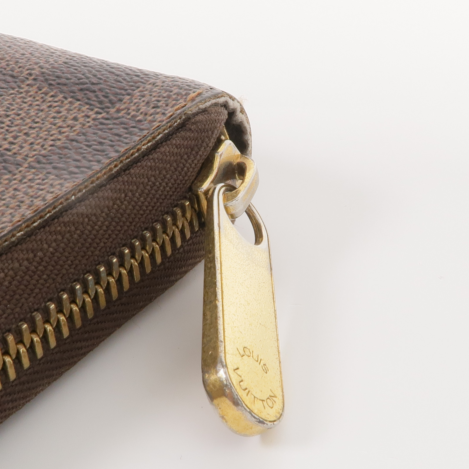 LOUIS VUITTON LV GHW Zippy Organizer Long Wallet N60003 Damier