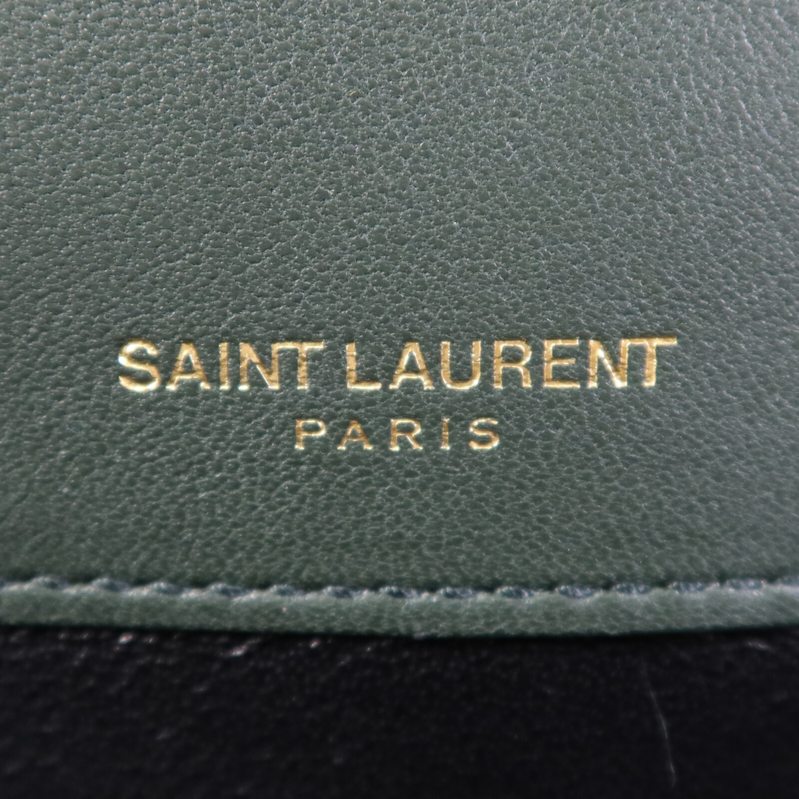 SAINT LAURENT YSL GHW Vicky Shoulder Bag 532612 Lambskin Leather