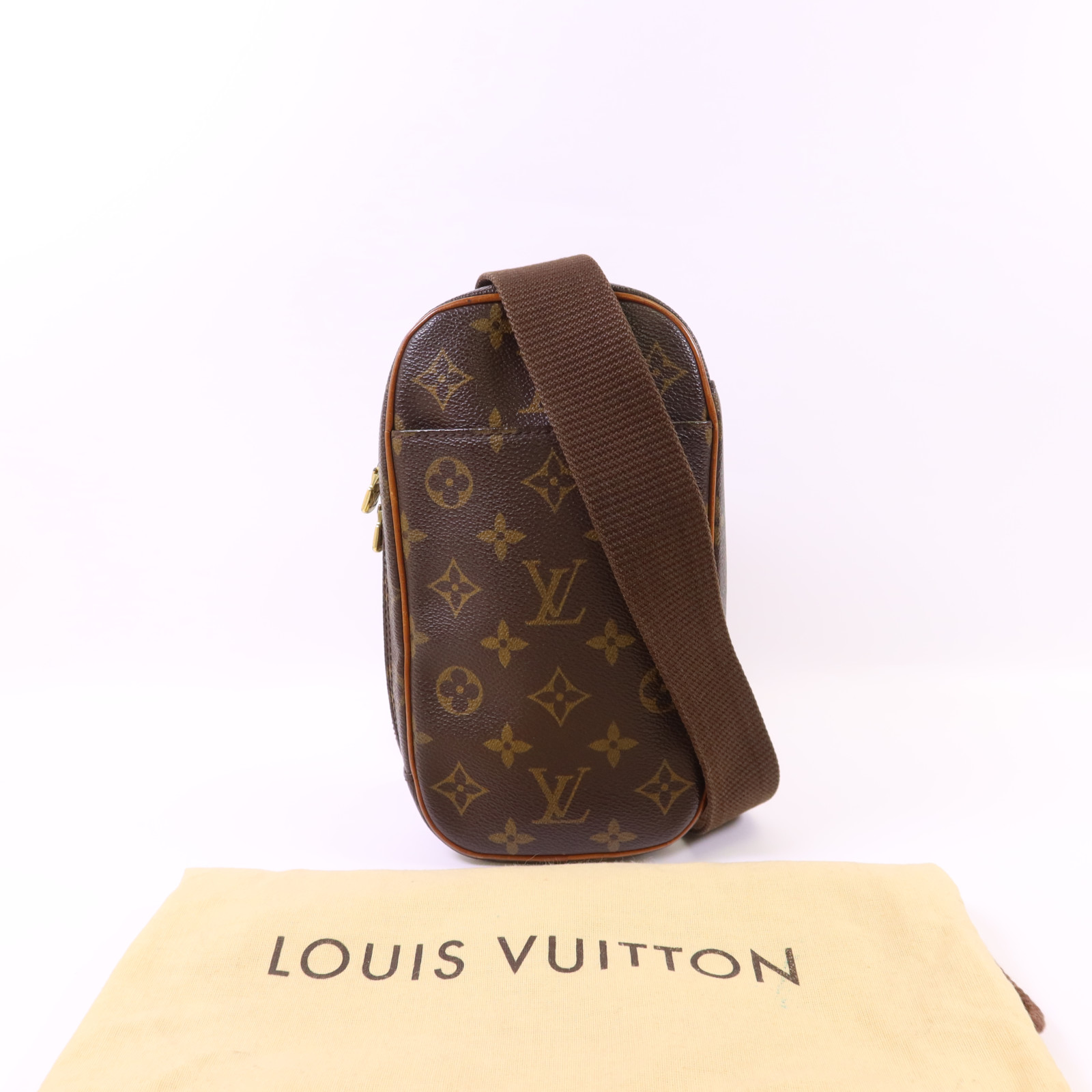 LOUIS VUITTON LV GHW Pochette Gange Waist Bag Shoulder M51870