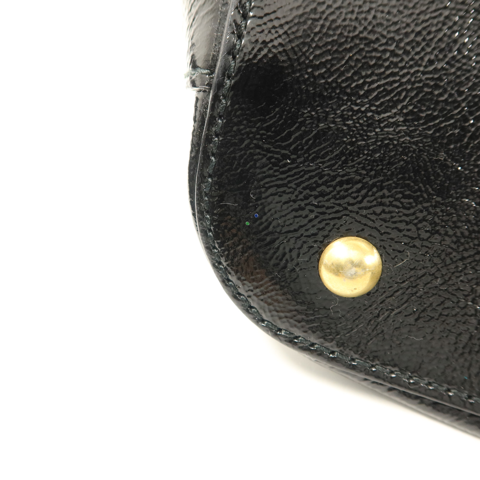 YVES SAINT LAURENT YSL GHW Muse Shoulder Bag 156464 Patent Leather