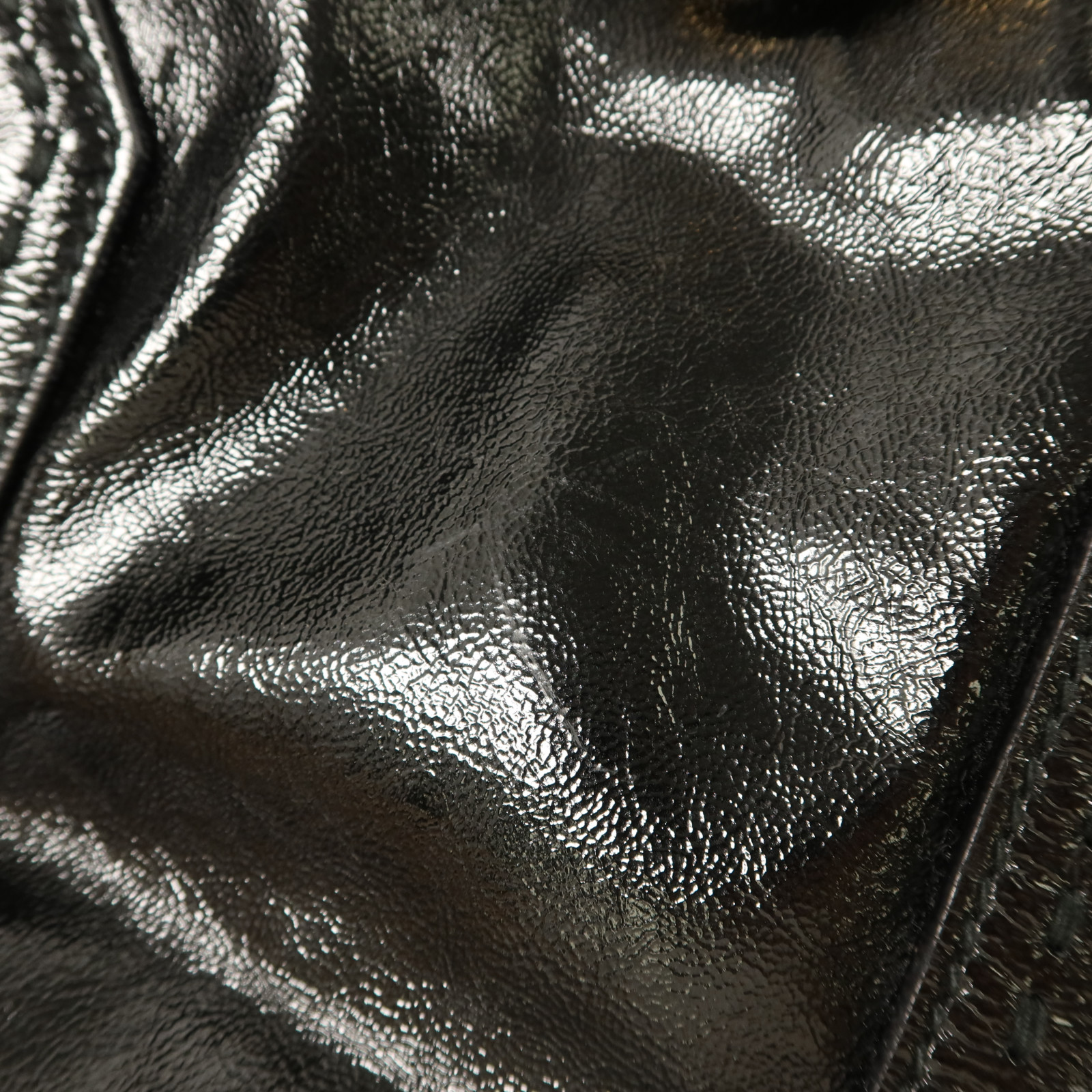 YVES SAINT LAURENT YSL GHW Muse Shoulder Bag 156464 Patent Leather