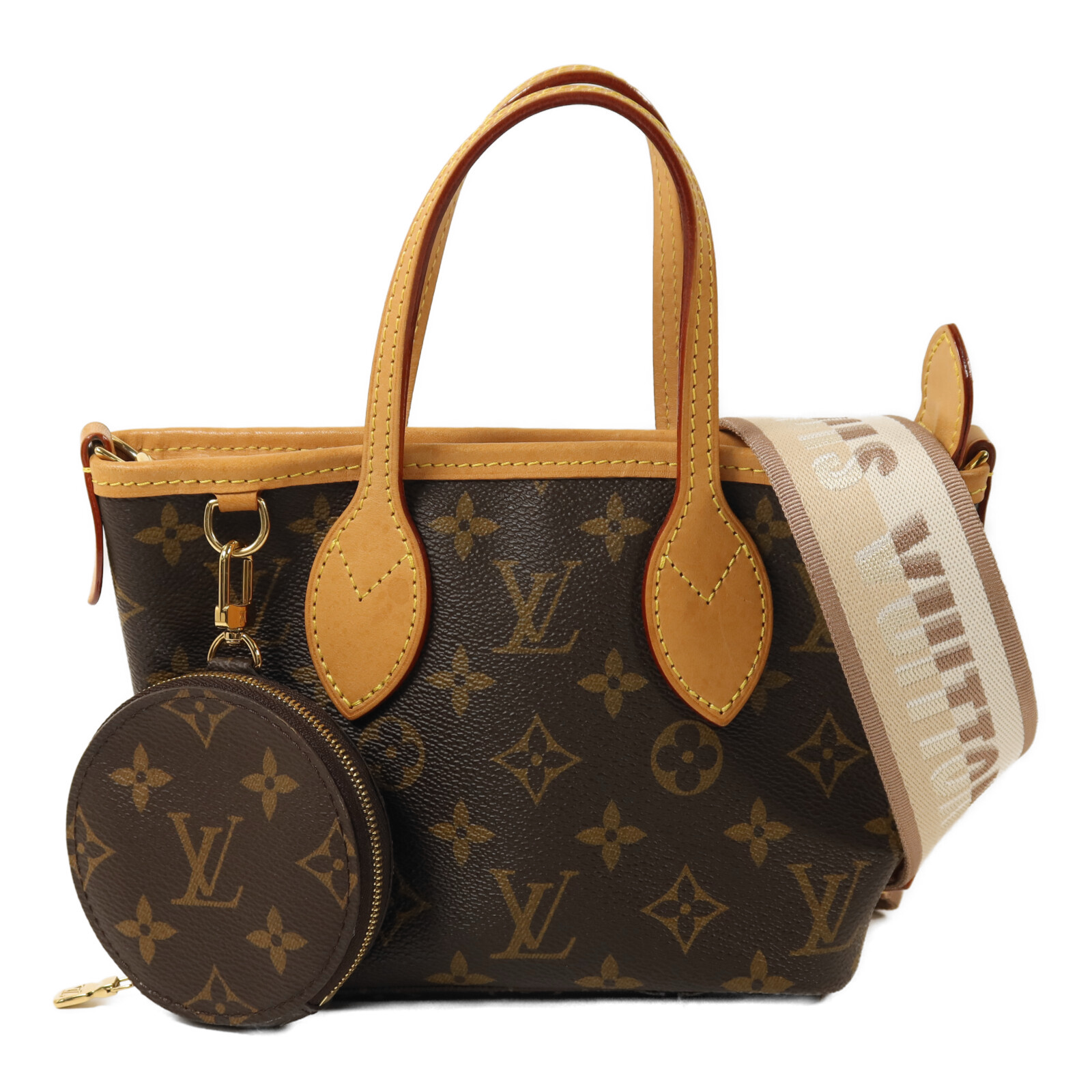 LOUIS VUITTON LV GHW Neverfull BB 2 Way Shoulder Bag M46705
