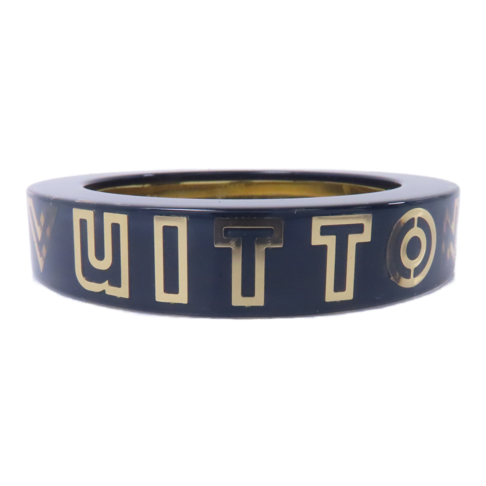 LOUIS VUITTON LV Bracelet Accessories GA0142 PVC Black Gold | eBay