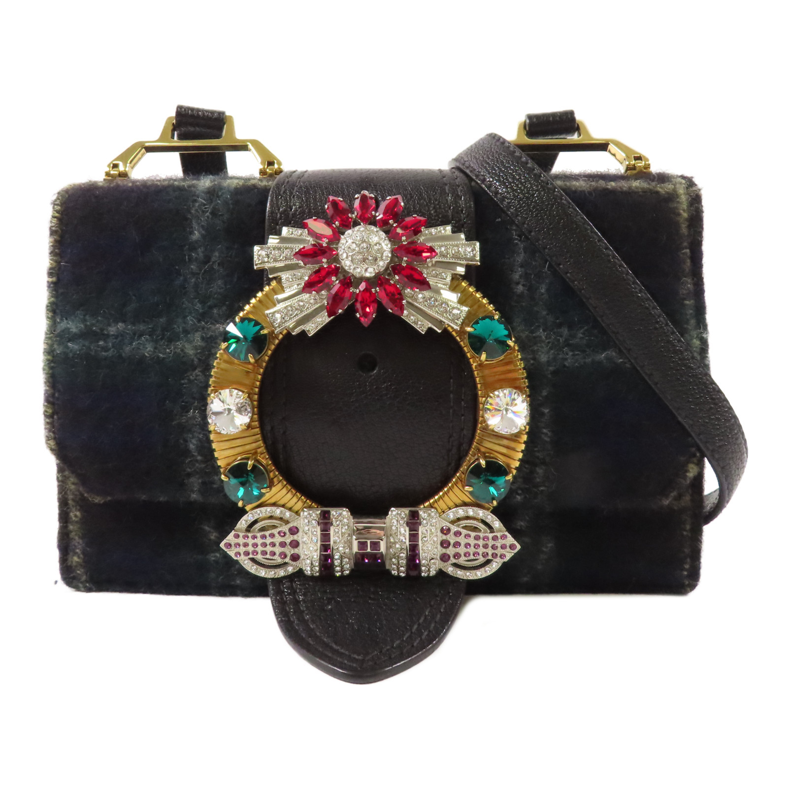 archive MIU MIU wool body bag | NOIR ONLINE