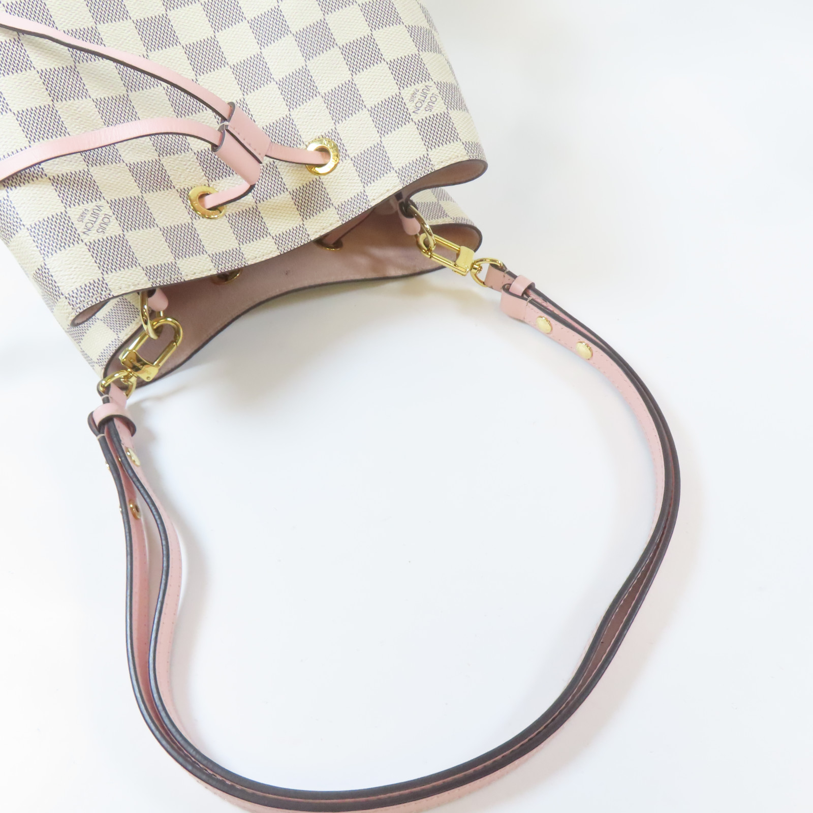LOUIS VUITTON LV GHW Neo Noe MM Shoulder Bag N40152 Damier LOUIS VUITTON LV GHW Neo Noe MM Shoulder Bag N40152 Damier