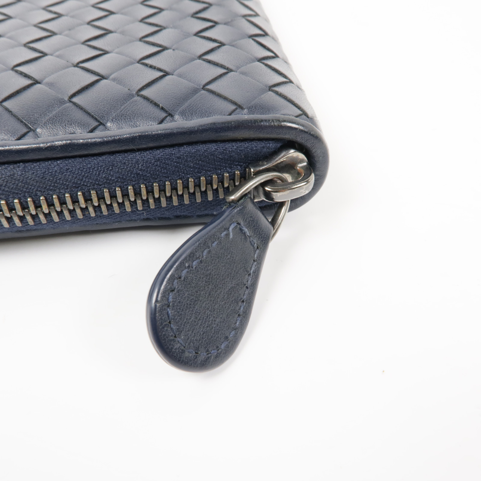 BOTTEGA VENETA BV Zipped Long Wallet Intrecciato Leather