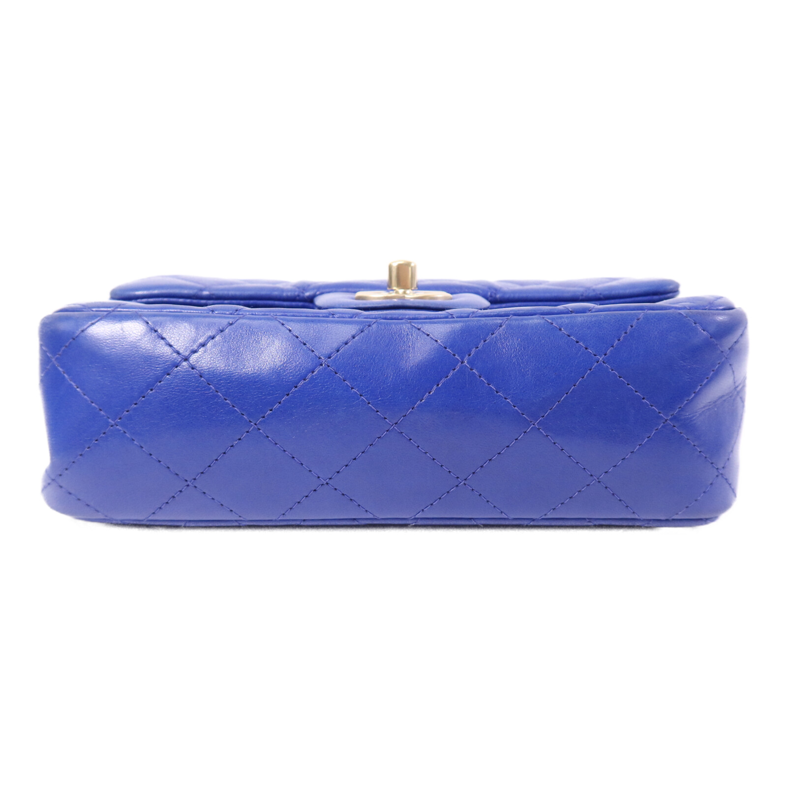 CHANEL CC GHW Mini Classic 20 Chain Shoulder Bag Lambskin Leather