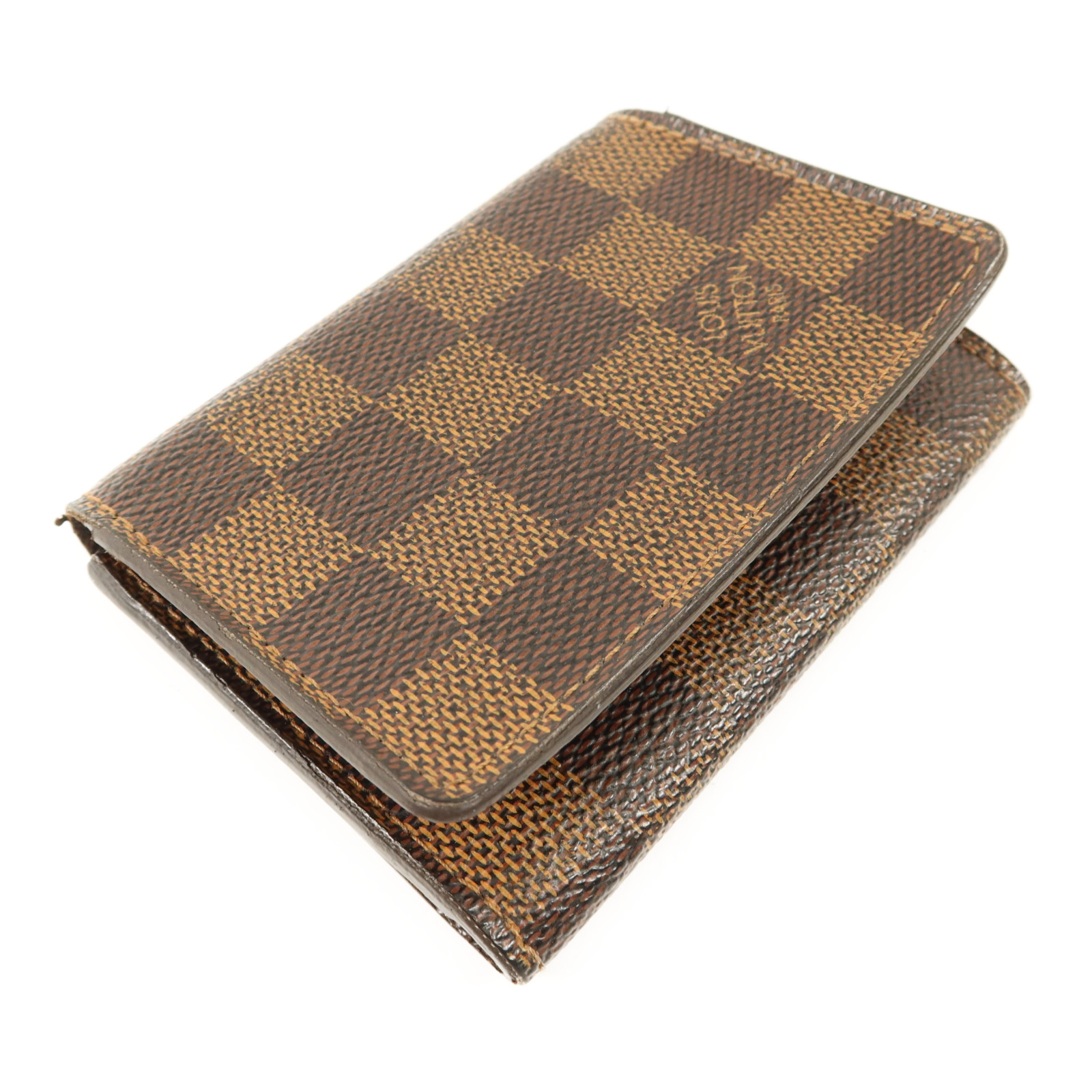 LOUIS VUITTON LV Card Case N62920 Damier Brown | eBay