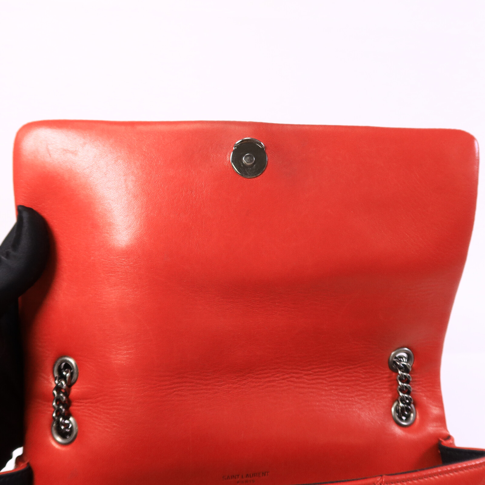 サンローランパリ SAINT LAURENT PARIS ショルダーバッグ ジェイミー 515820 レッド SAINT LAURENT YSL Jamie Medium Chain Shoulder Bag 515821 Lambskin