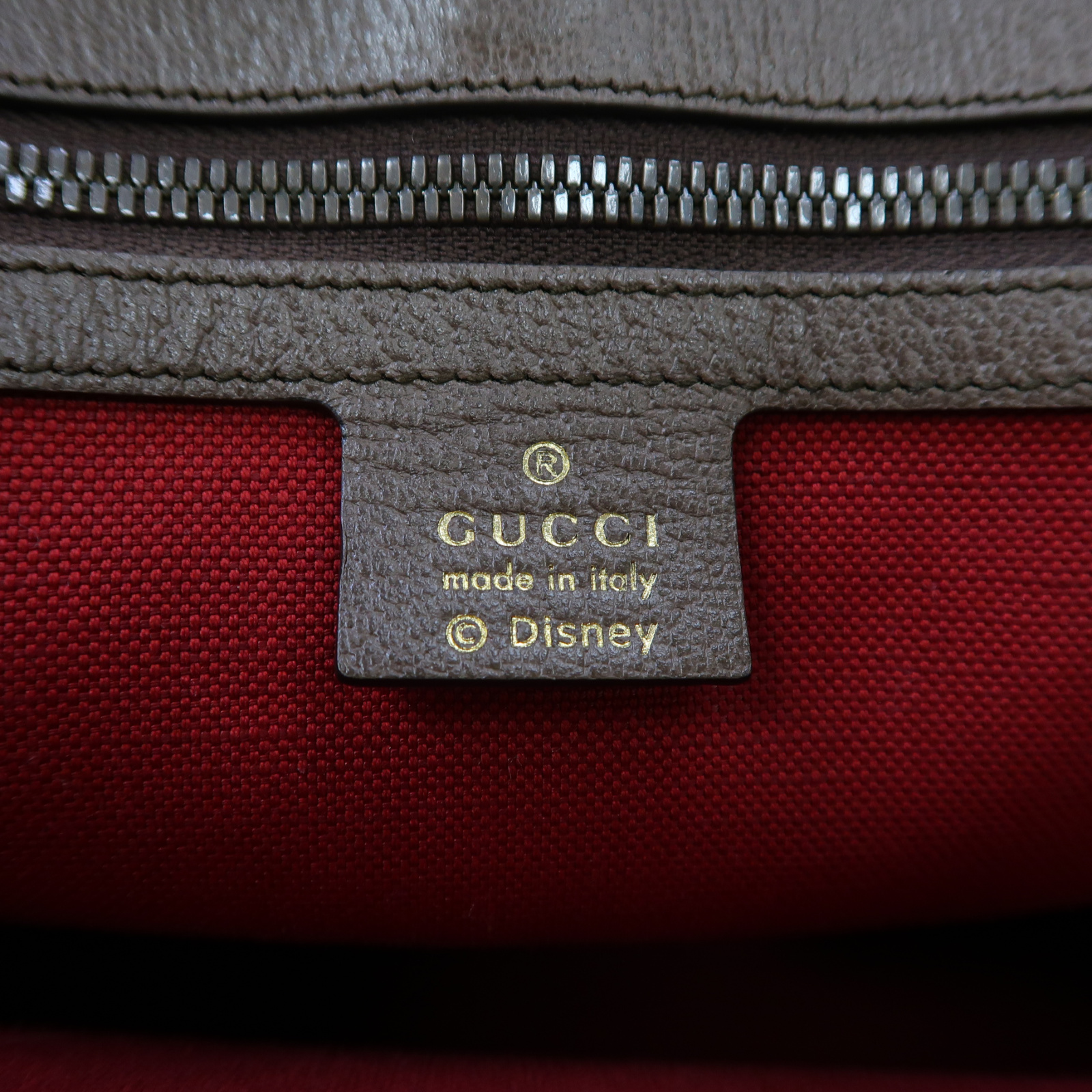 GUCCI GG GHW Disney GG Supreme 2 Way Bag Handbag 648134