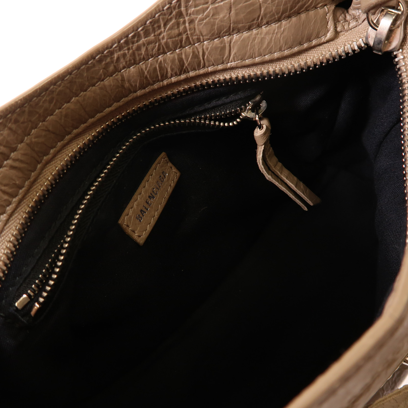 BALENCIAGA SHW Mini City Shoulder Bag 300295 Calfskin