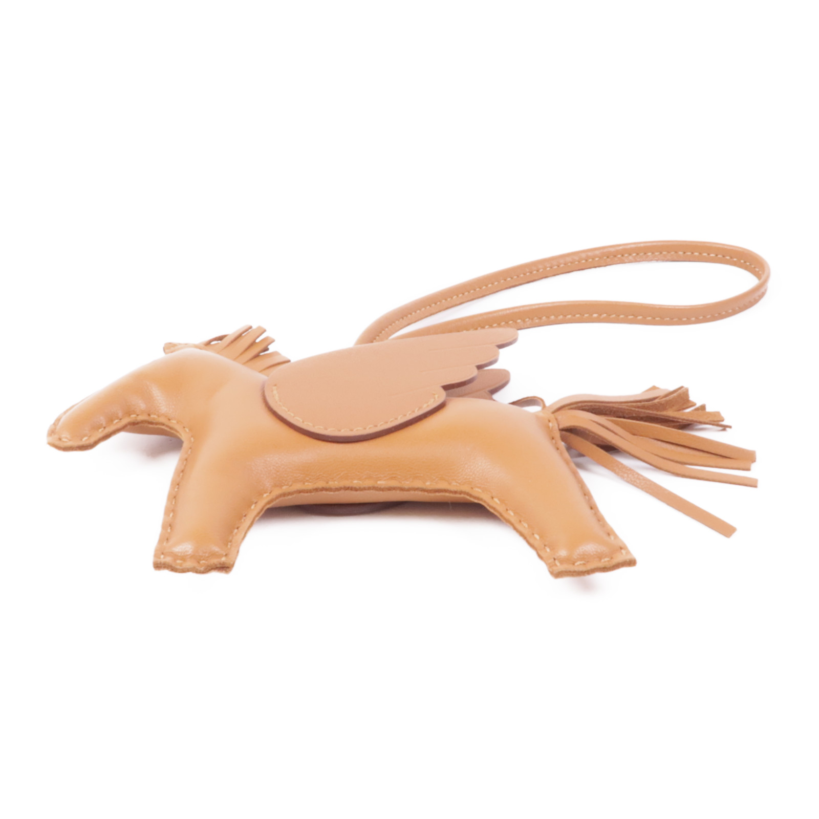 HERMES Rodeo Pegase MM Charm Milo Veau Swift Leather Gold