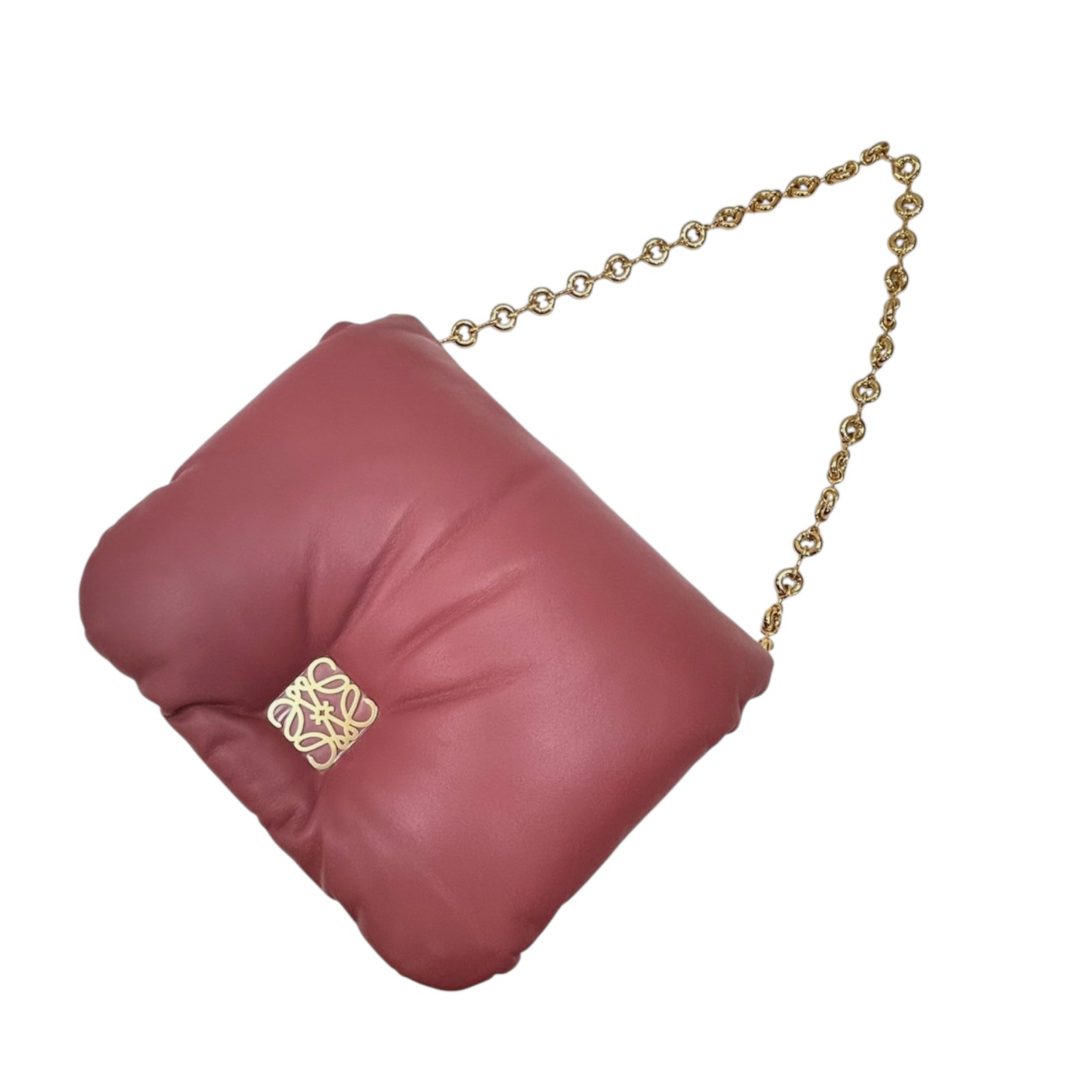 ショルダーバッグ・ポシェット LOEWE GOYA PUFFER CHAIN BAG LOEWE Puffer Goya Chain Shoulder Bag Lambskin Red | eBay
