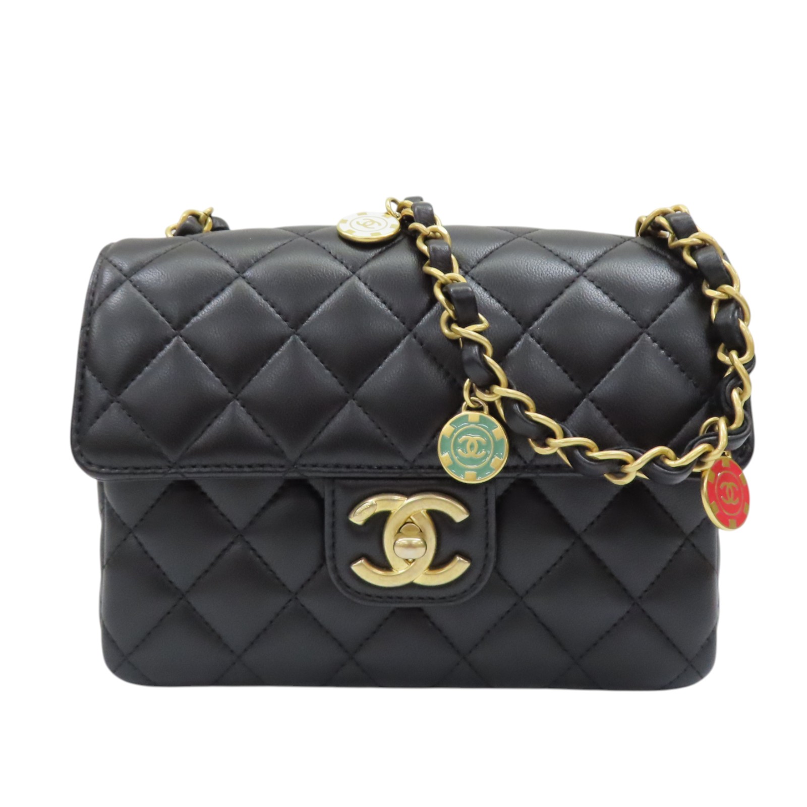 デザインが☆可愛い【CHANEL】ミニポーチ 新作CHANEL☆入手困難クラシックミニポーチ 直営ラッピング