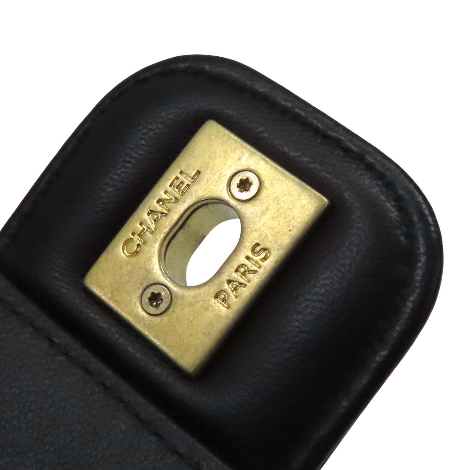 CHANEL Casino Chips Mini Flap Shoulder Bag Black Quilted