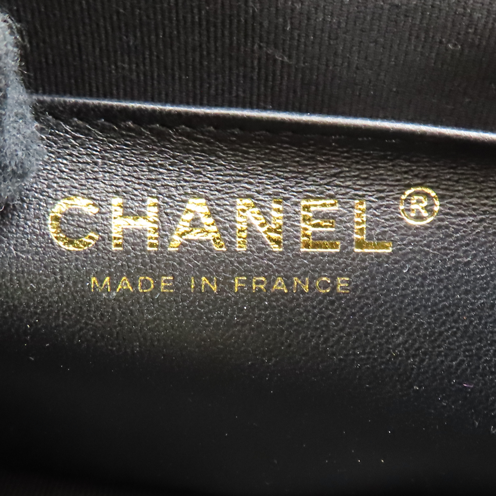 CHANEL カンスケ CHANEL Casino Chips Mini Flap Shoulder Bag Black Quilted