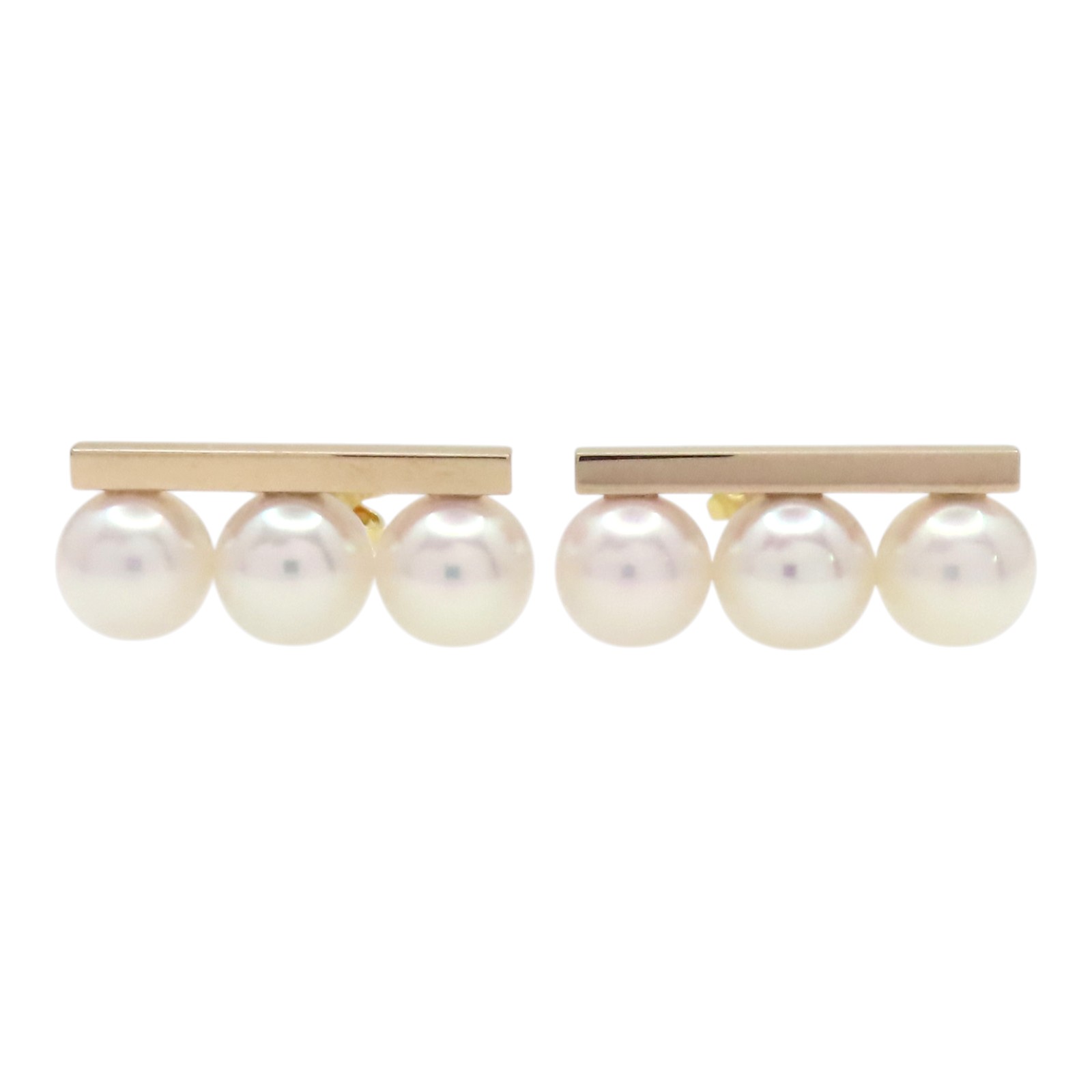 タサキ Balance Pearl pierced earrings