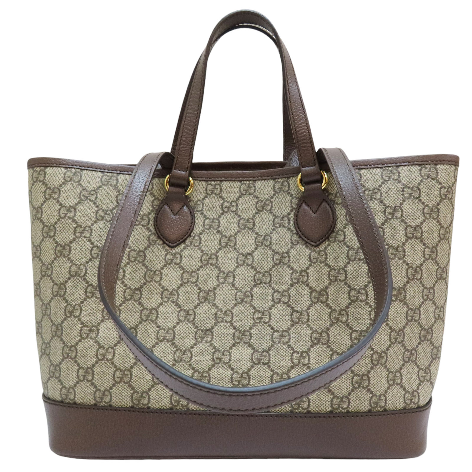 ★GUCCI★ 765043 OPHIDIA ハンドバック GUCCI GG Supreme Canvas Ophidia Small Tote Bag Beige Brown