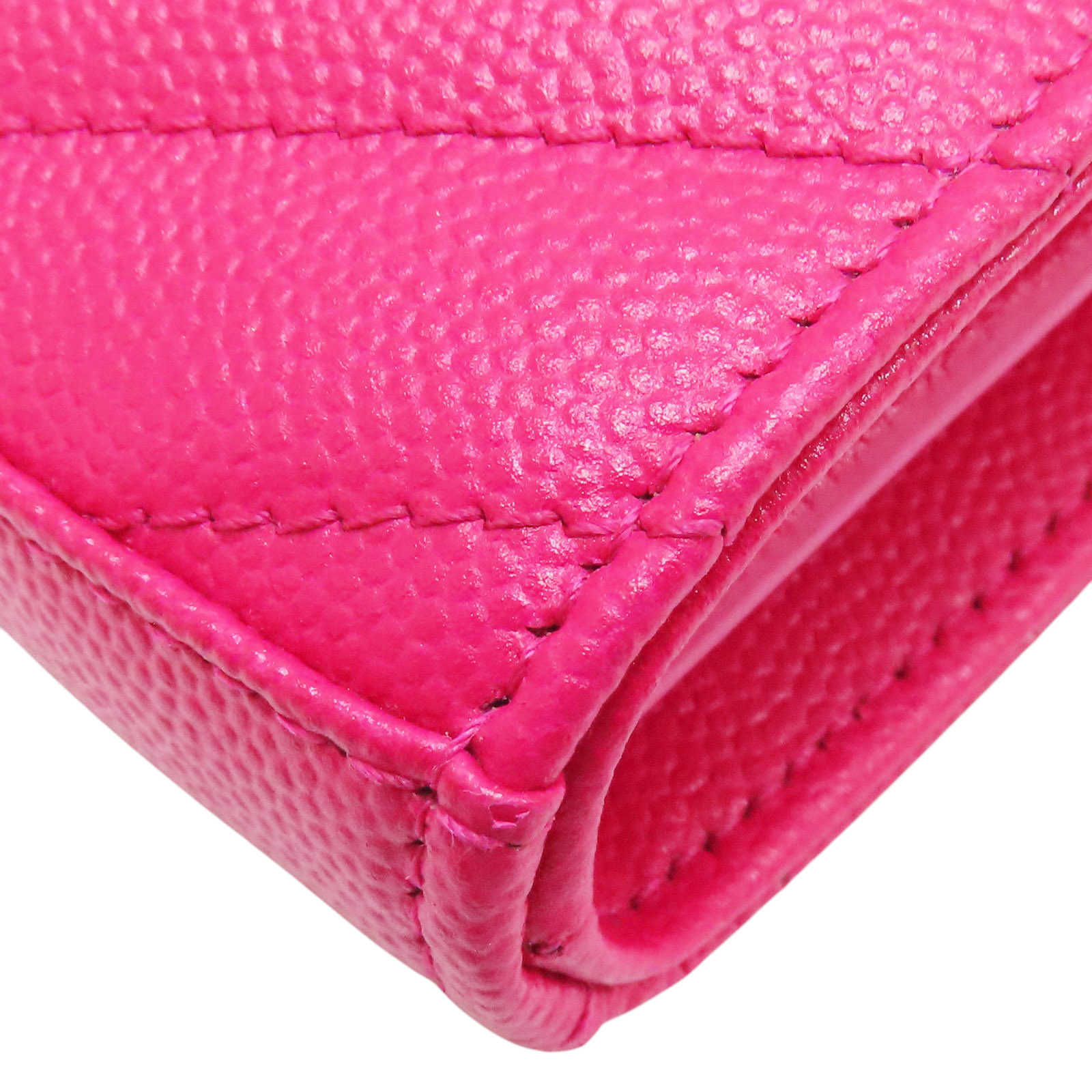 ☆人気☆【SAINT LAURENT】☆チェーン ウォレット バッグ☆PINK SAINT LAURENT Cassandre Envelope Chain Wallet Shoulder Bag