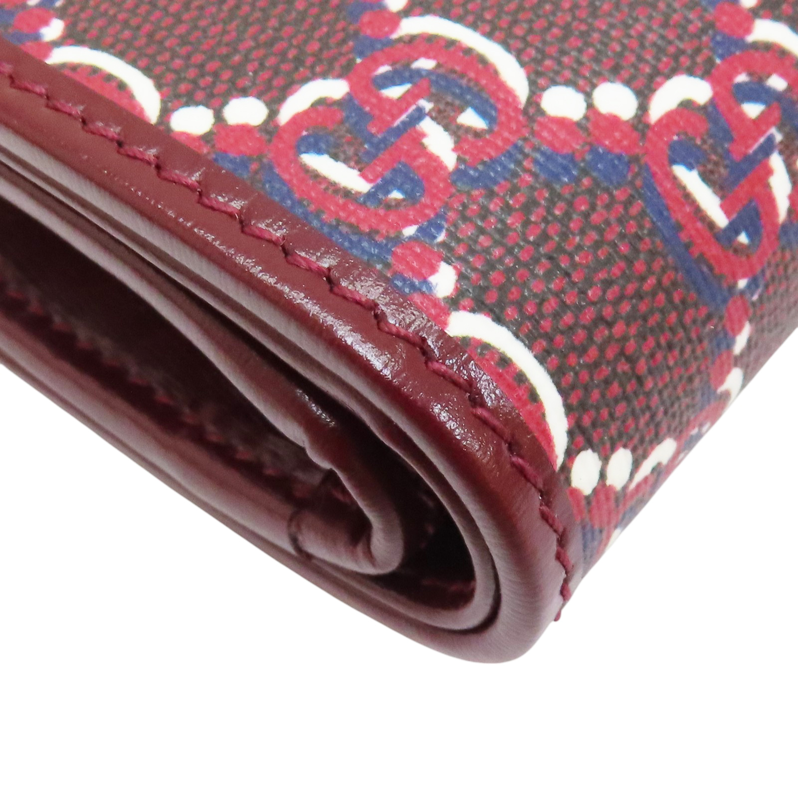 GUCCI GG Shadow Small Wallet PVC Canvas Red 795060 | eBay