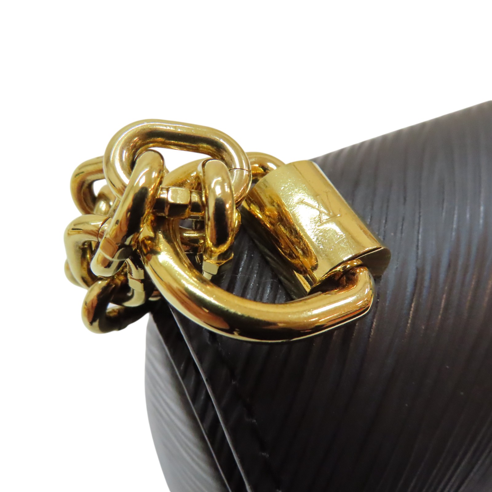 LOUIS VUITTON Twist PM Shoulder Bag Epi Leather Black M21119