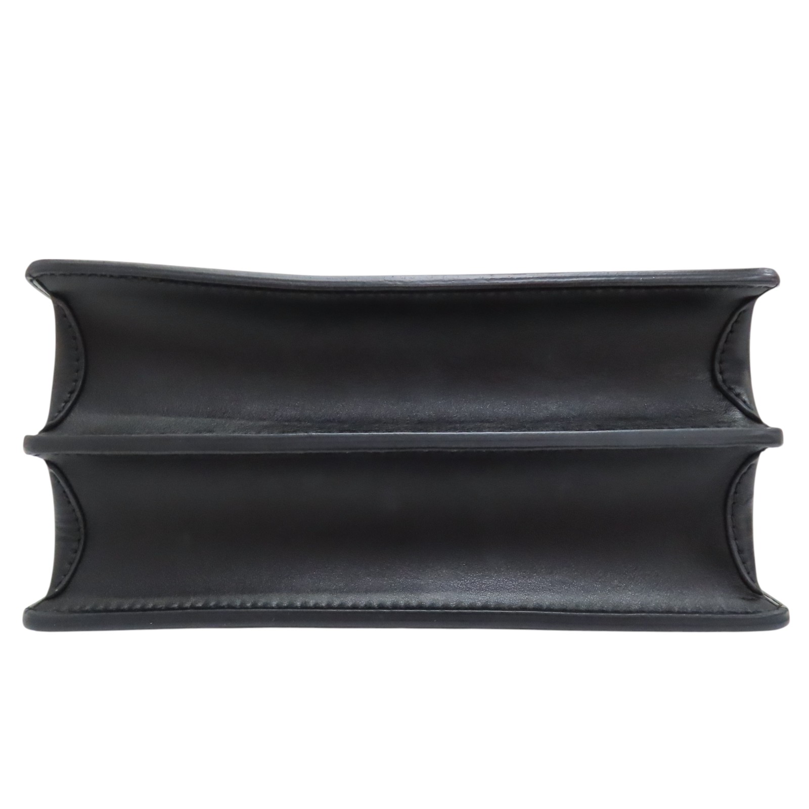 LOUIS VUITTON Dauphine MM Shoulder Bag Epi Leather Black