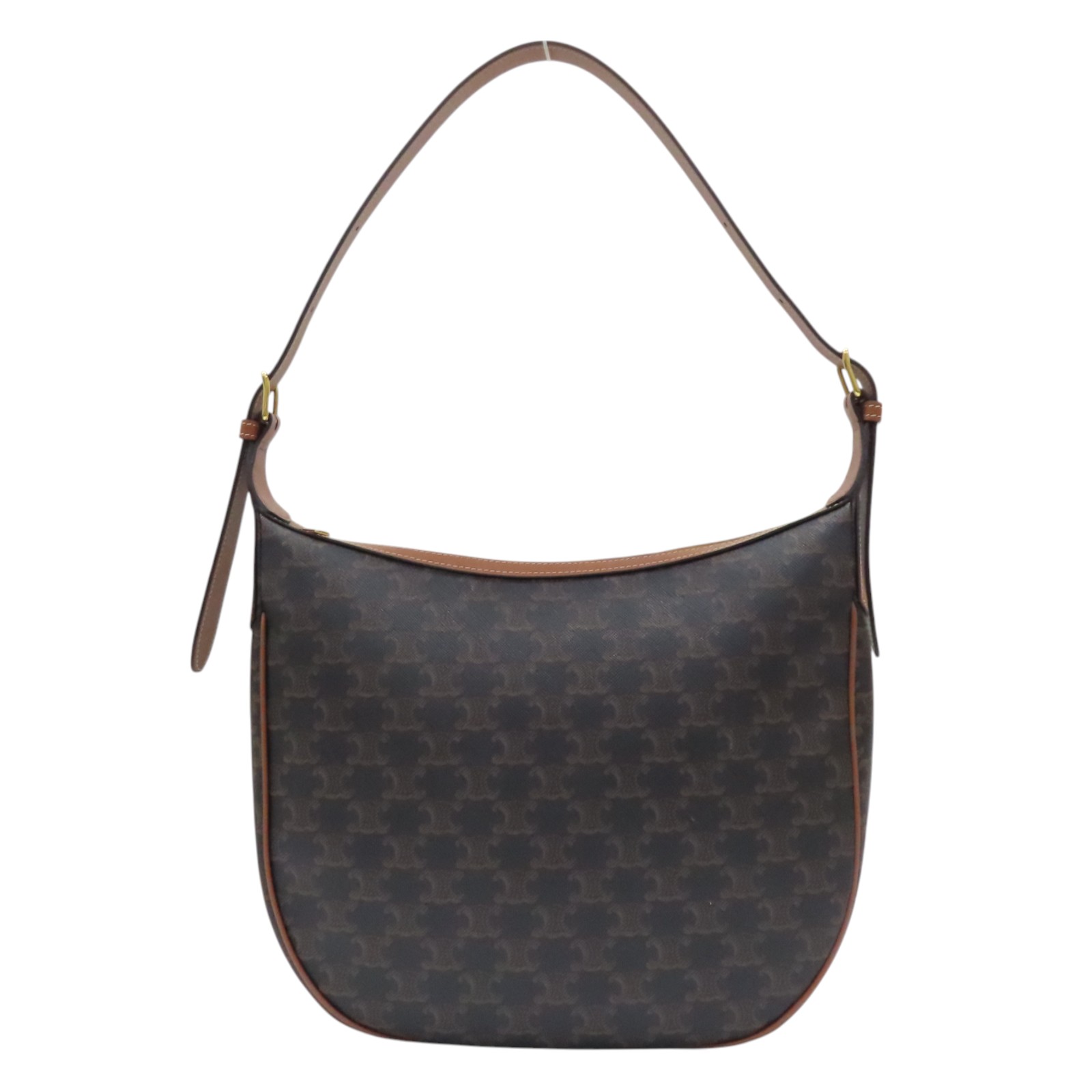 VIP【送料関税込】CELINE HELOISE TRIOMPHE LARGE SHOULDER BAG CELINE Heloise Shoulder Bag Triomphe Canvas Tan Brown | eBay