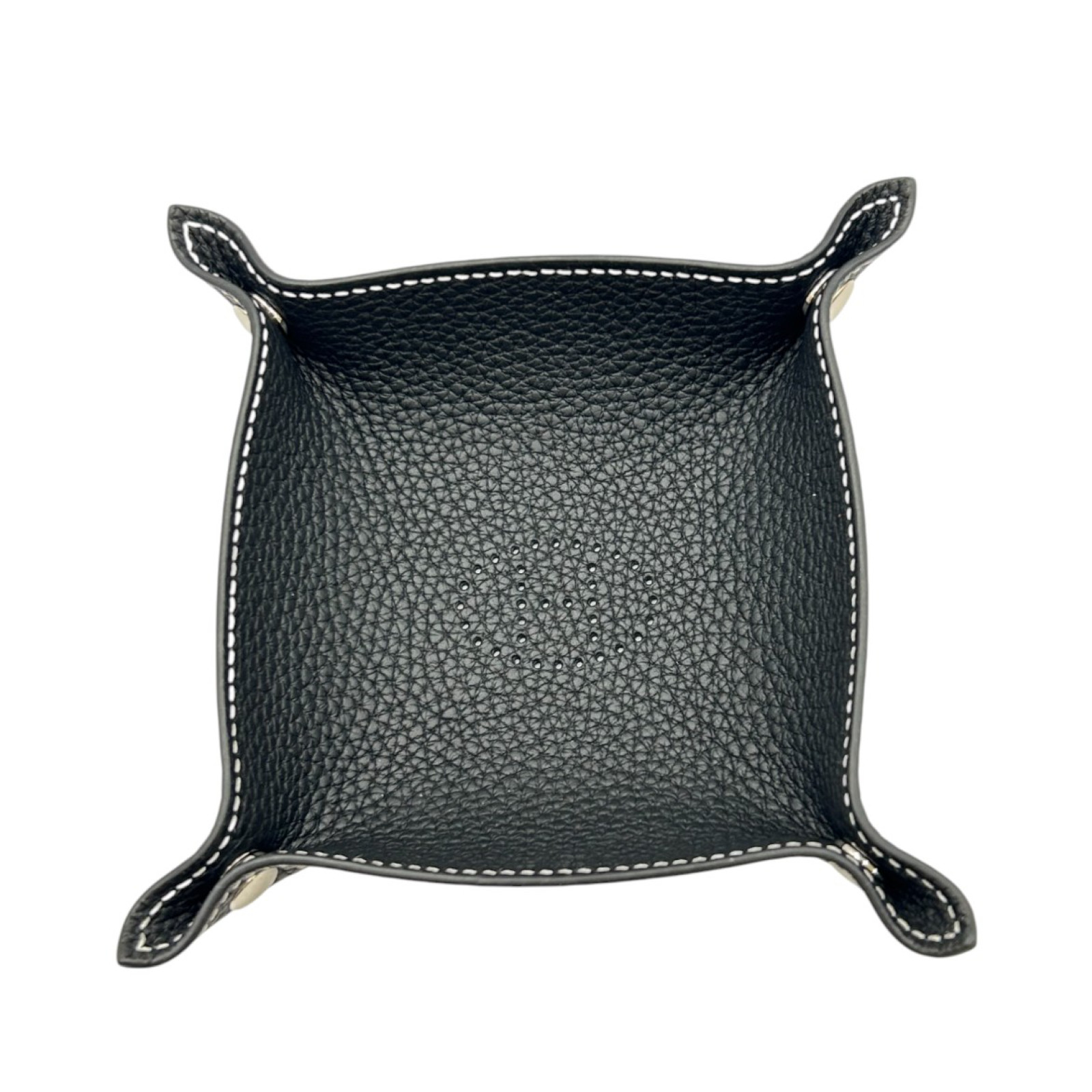 HERMES Mises et Relances H Evelyne Mini Change Tray Noir