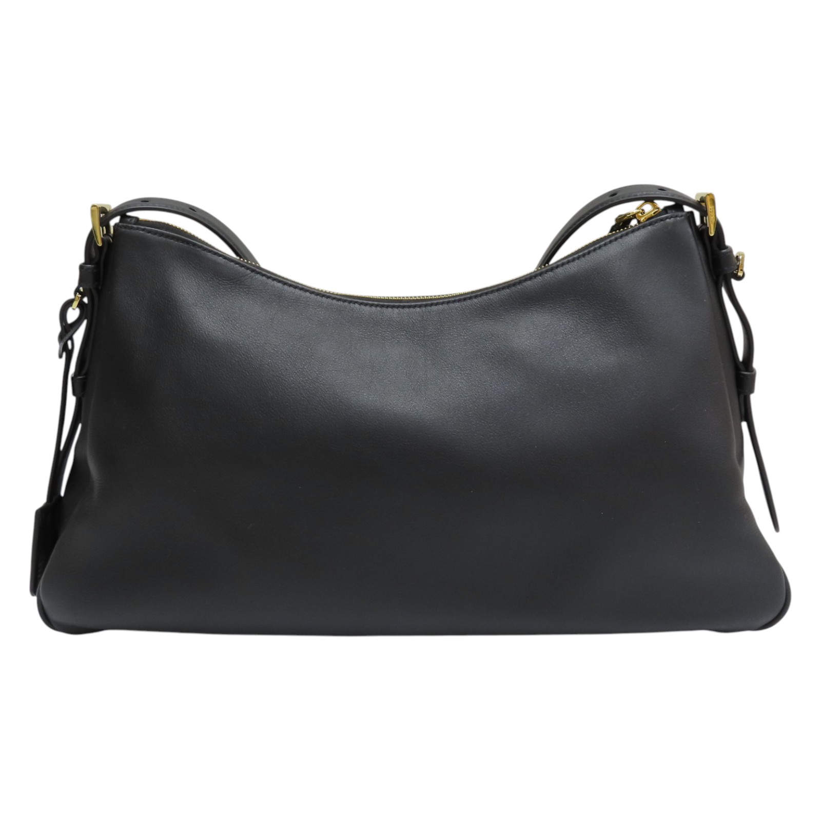 【関税&送料込】Prada Black Nylon Large Aimee Shoulder Bag Prada Prada Aimée large Re-Nylon and leather shoulder bag
