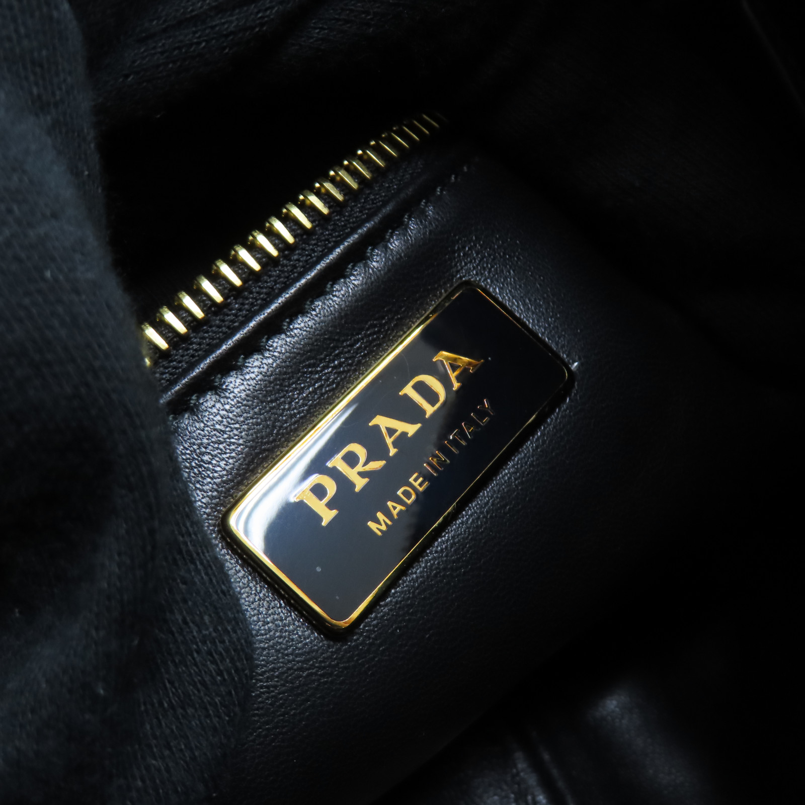 PRADA Aimee Large Shoulder Bag Leather Black | eBay