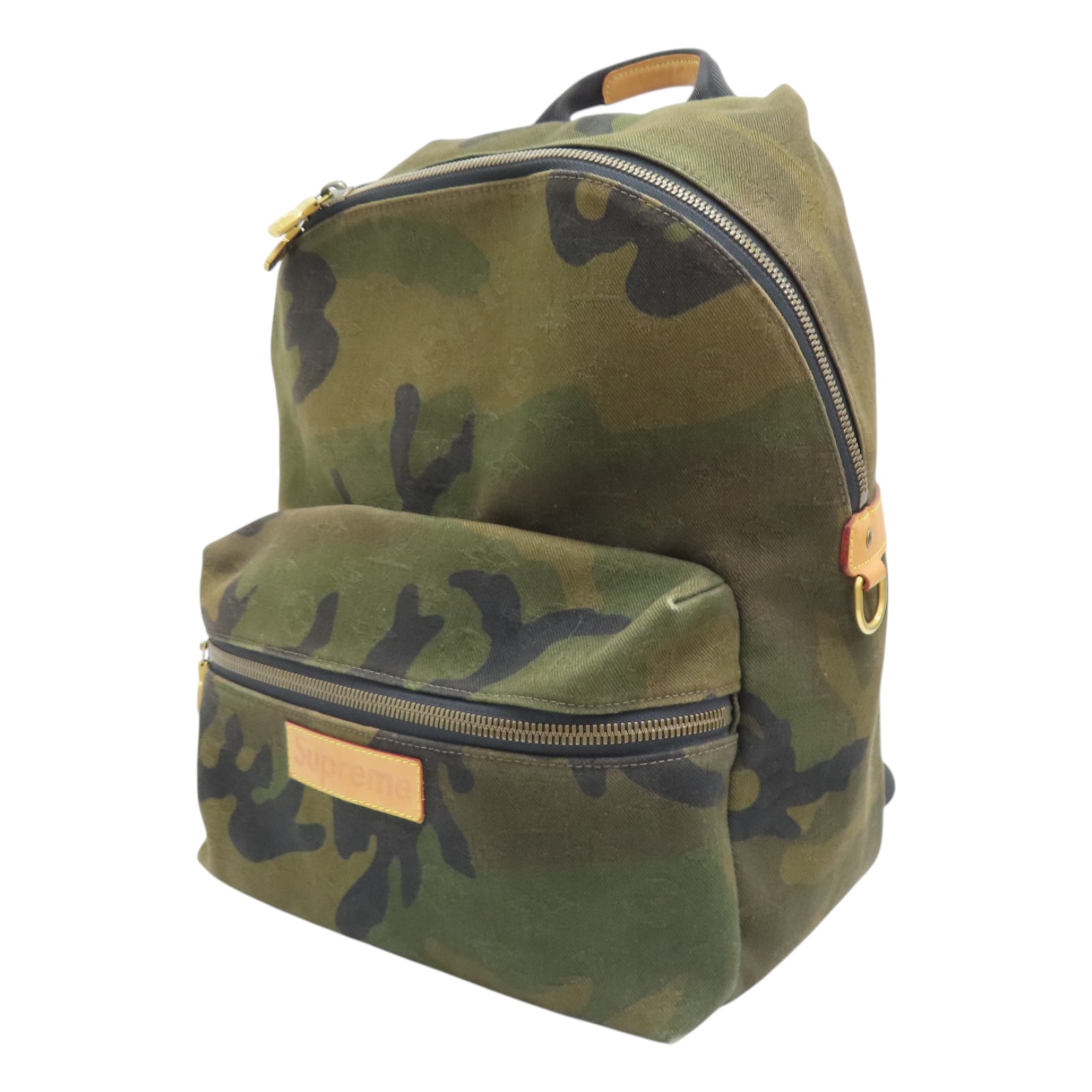 LOUIS VUITTON x Supreme Apollo Backpack Camouflage Canvas  display picture 3