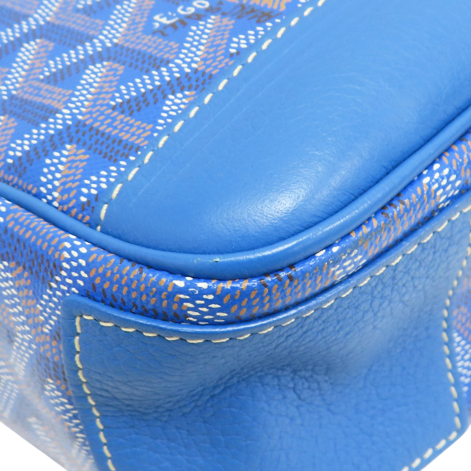 【正規品】GOYARD Grand Bleu MM Shoulder Bag GOYARD Grand Bleu MM Shoulder Bag Coated Canvas Blue | eBay