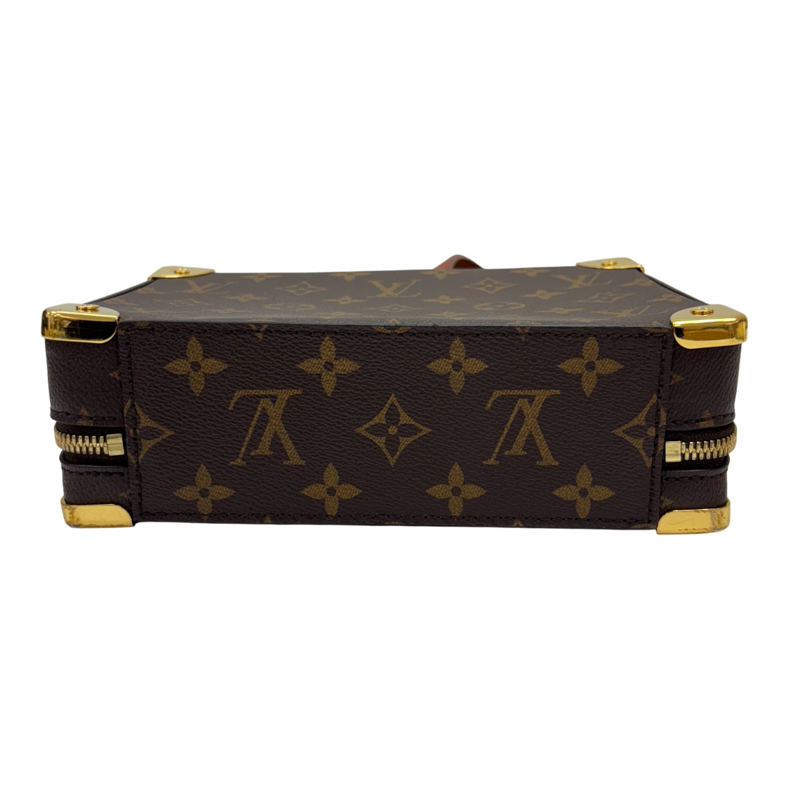 LOUIS VUITTON LV NBA Handle Trunk Monogram Canvas Brown Shoulder 