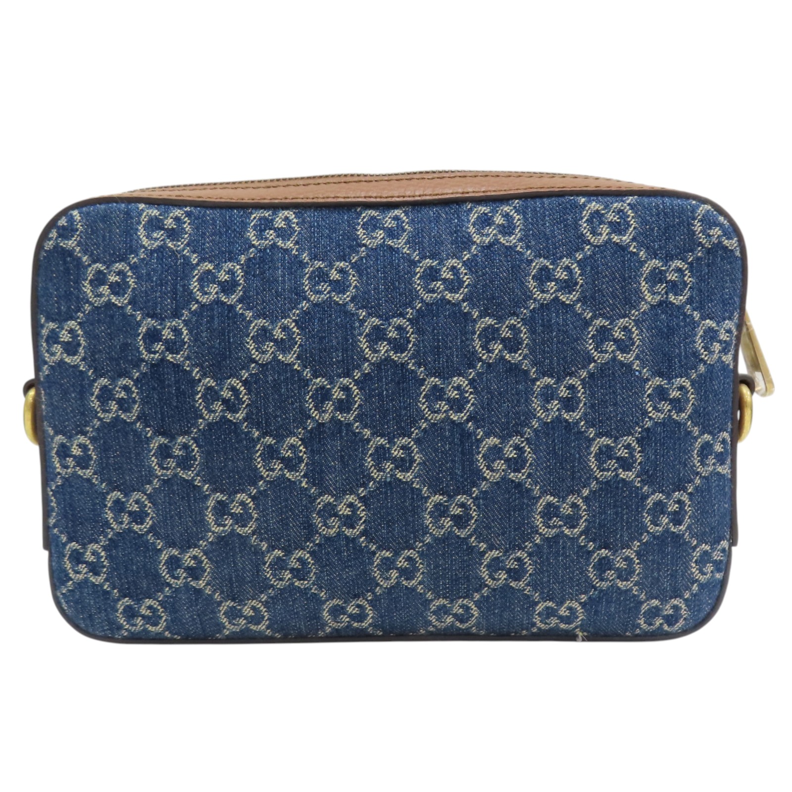 GUCCI Ophidia GG Shoulder Bag Denim Blue 699133 | eBay
