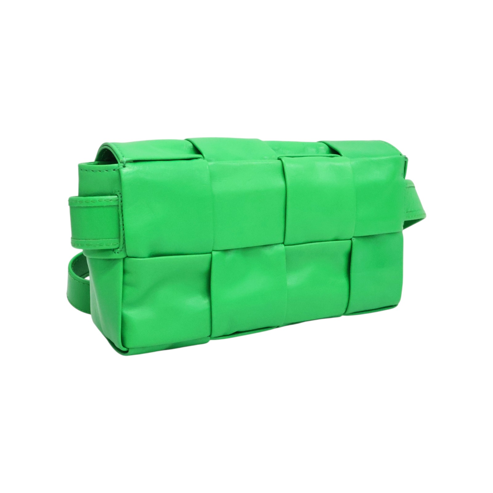 BOTTEGA VENETA Cassette Belt Bag Leather Green 651053 | eBay