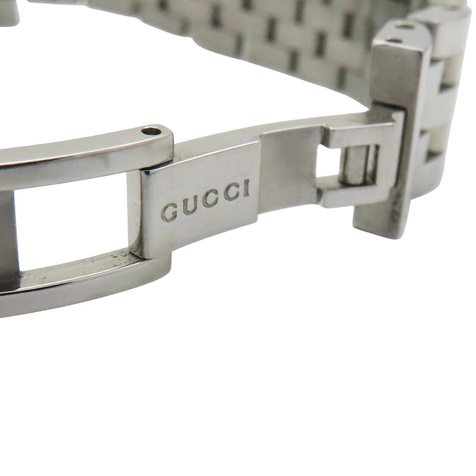 GUCCI 128.4 シルバースクエア レディース腕時計 GUCCI G-Frame Watch 128.4 Quartz Mother of Pearl Diamond