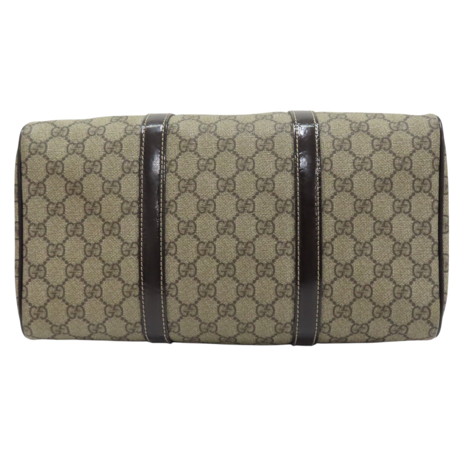 GUCCI GG Supreme Canvas Joy Boston Handbag Beige Brown GUCCI GG Supreme Canvas Joy Boston Handbag Beige Brown
