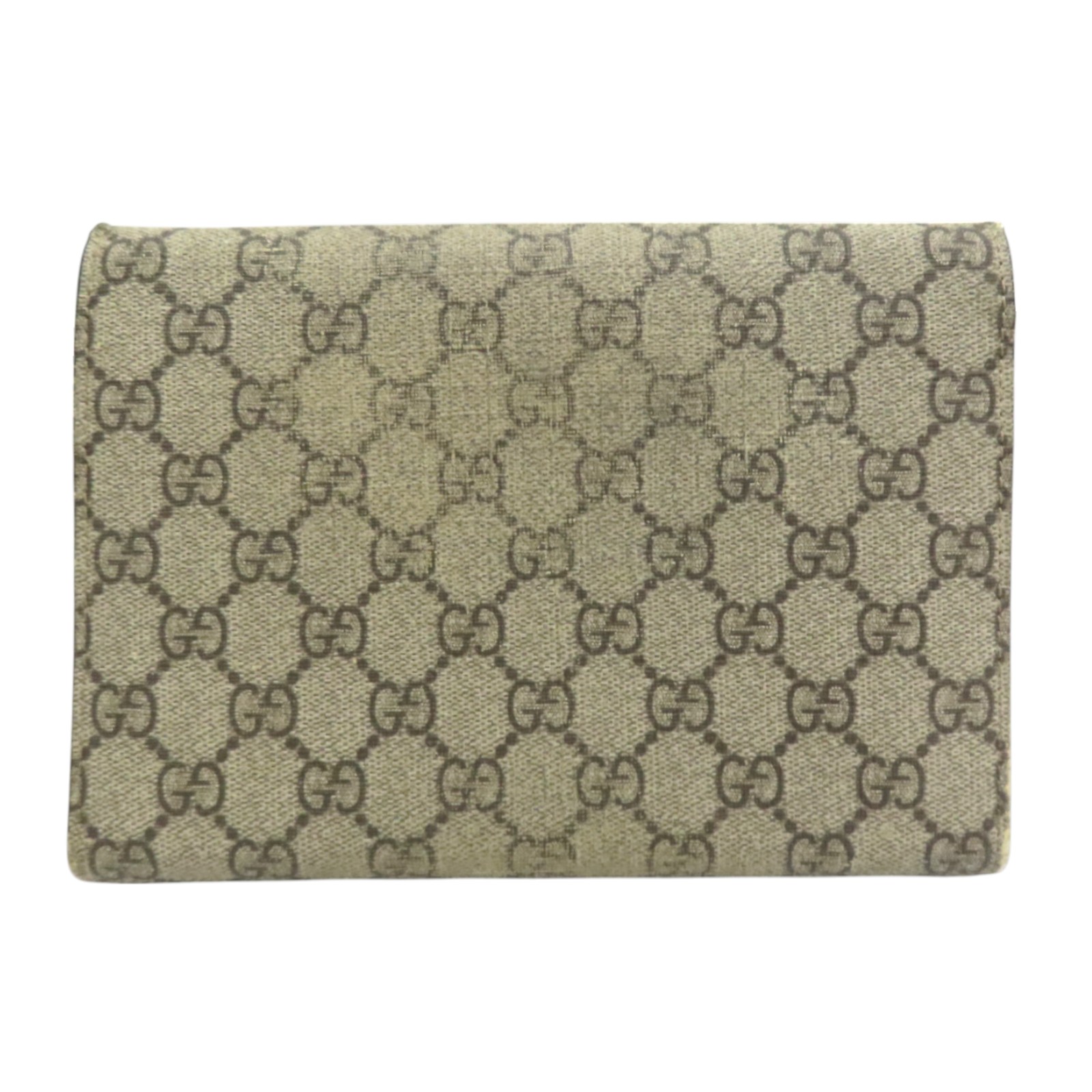 ショルダーバッグ・ポシェット GUCCI DIONYSUS WALLET ON CHAIN IN GG SUPREME CANVAS Dionysus wallet on chain in beige and ebony | GUCCI® US