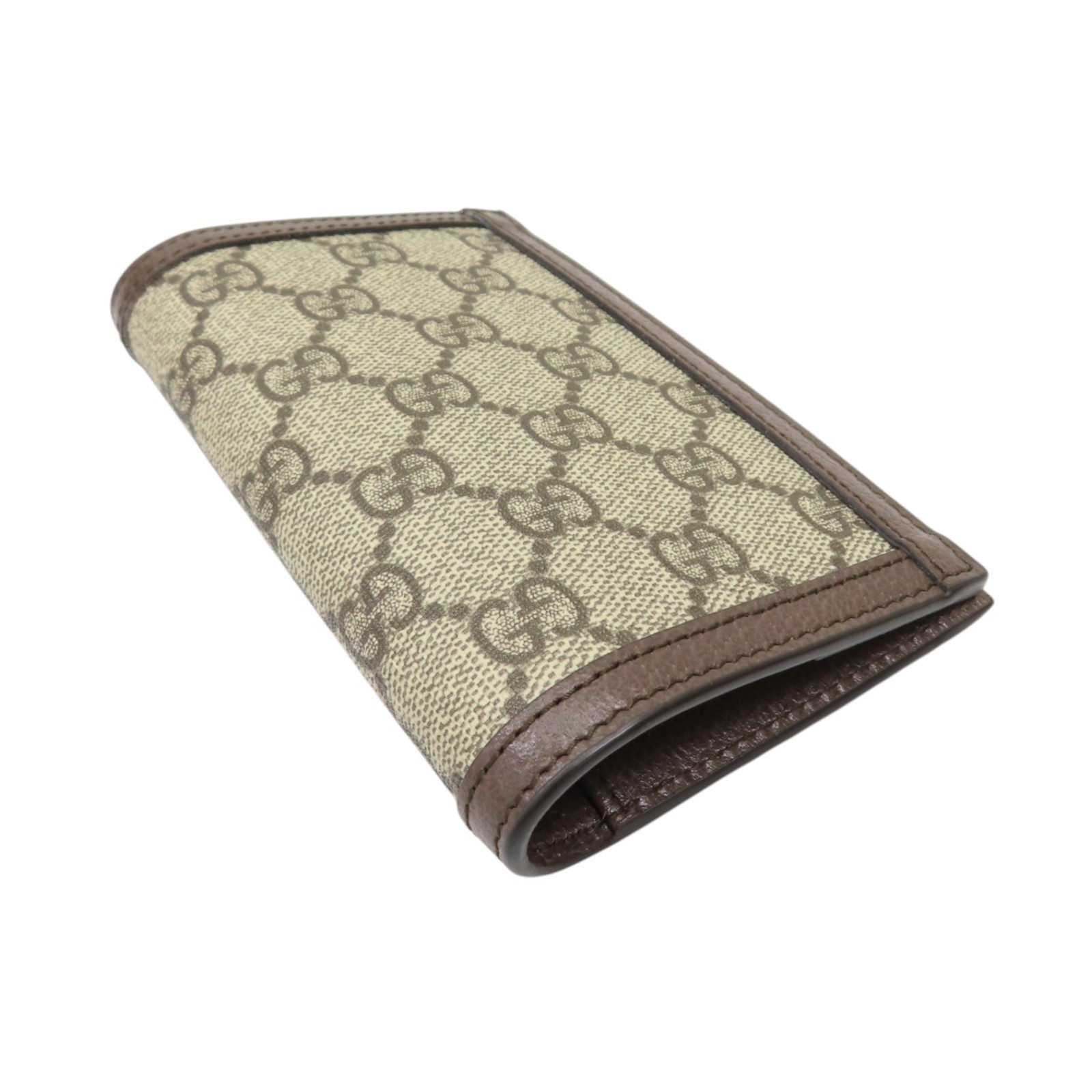 GUCCI GG Supreme Ophidia Passport Case PVC Canvas Brown 795158 | eBay