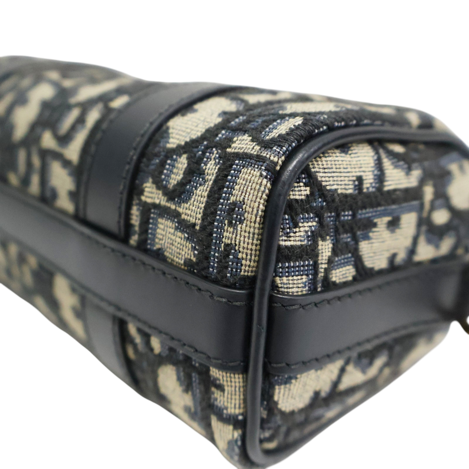 Dior Groove 17 Nano Shoulder Handbag Blue Dior Oblique Jacquard