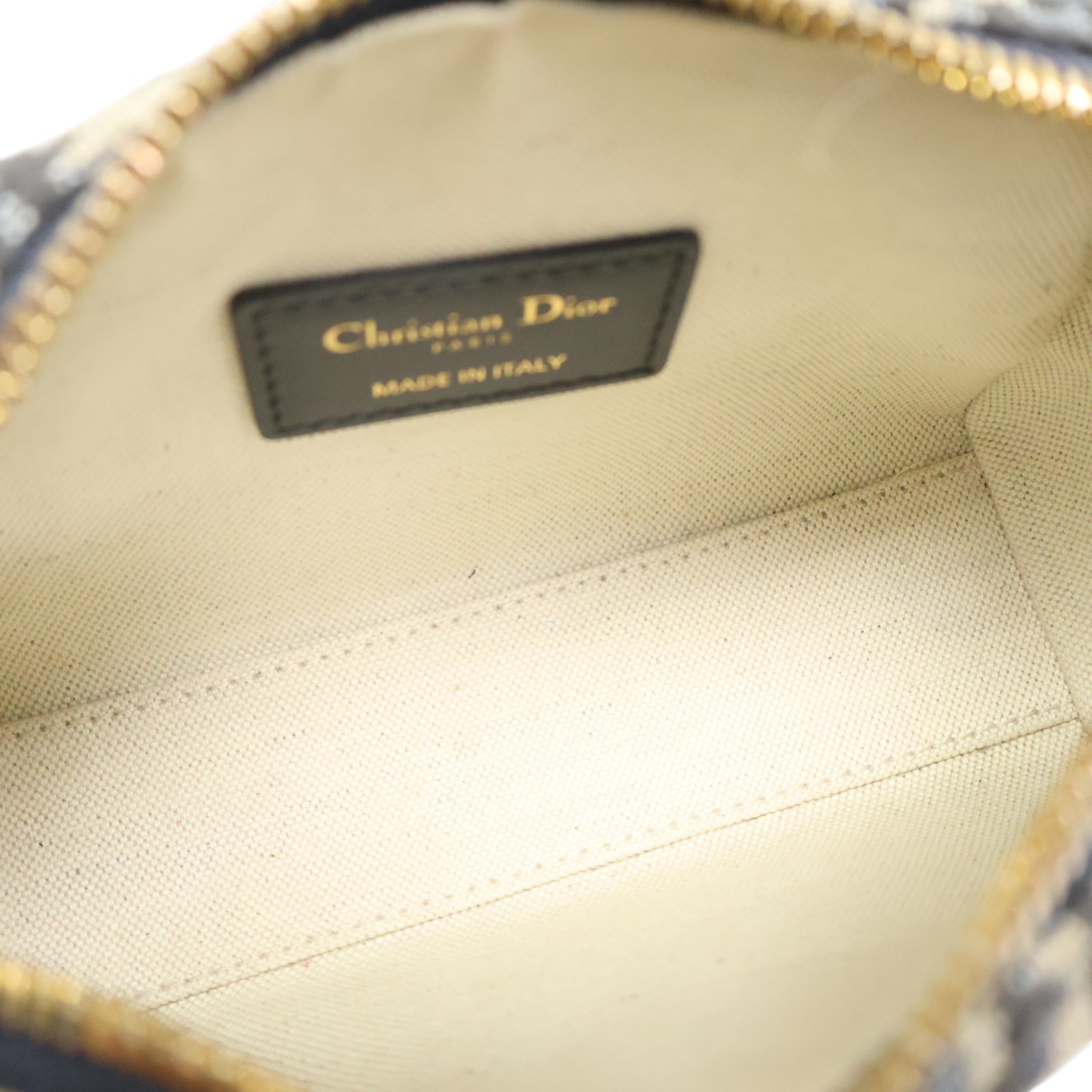 Dior Groove 17 Nano Shoulder Handbag Blue Dior Oblique Jacquard