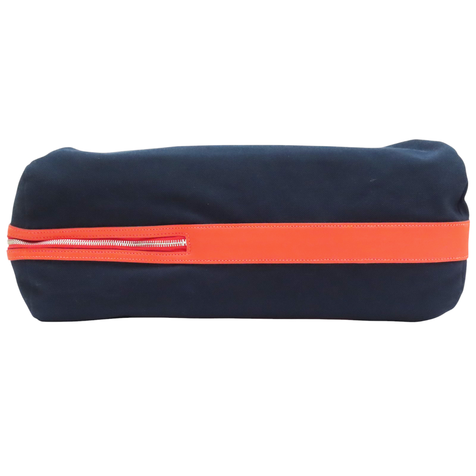 HERMES Odyssee Terre Duffle Shoulder Bag Calfskin Orange