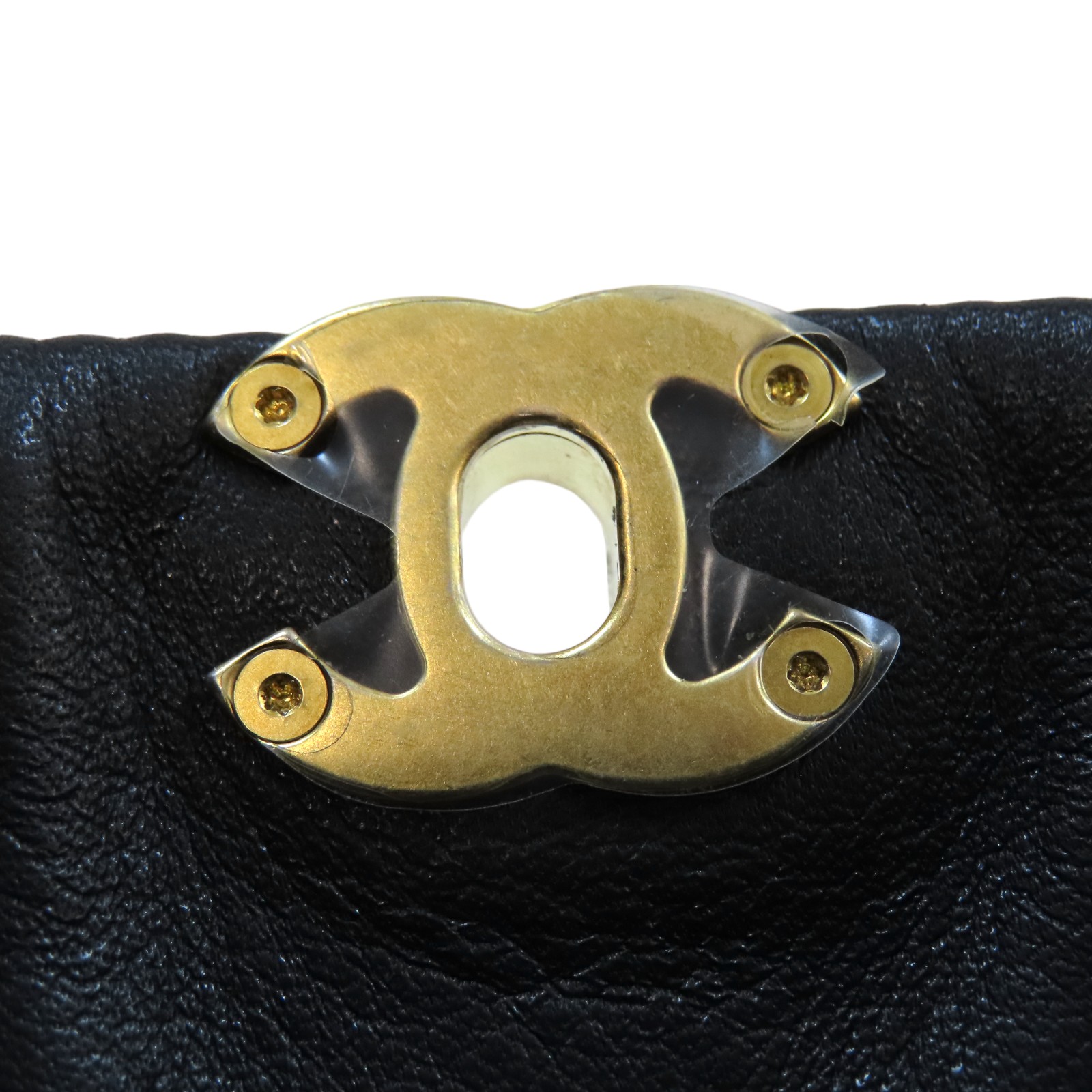 CHANEL Matelasse Backpack Lambskin Black AS3947 Gold Tone
